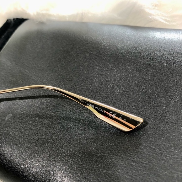 CHRISTIAN DIOR 30MONTAIGNE2 OVERSIZED SQUARE SUNGLASSES IN BLACK/GOLD - Picture 5 of 12